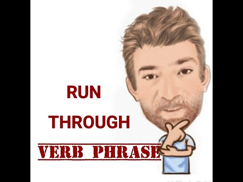 English Tutor Nick P Verb Phrase (393) Run Through - Nine Meanings