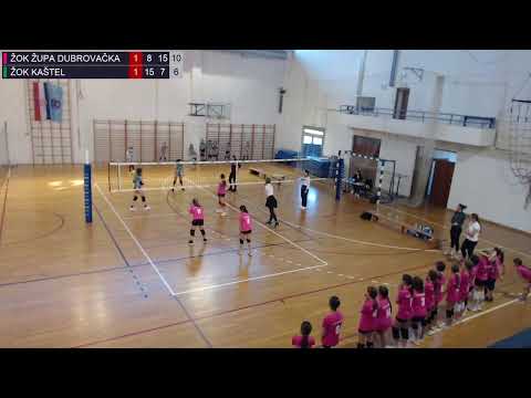 1.4.2023., PH MINI, Utakmice za poredak od 9. do 12. mjesta, ŽOK ŽUPA DUBROVAČKA – ŽOK KAŠTEL