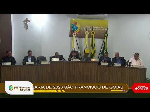 65ª SESSÃO ORDINÁRIA DE 2026 - SÃO FRANCISCO DE GOIÁS