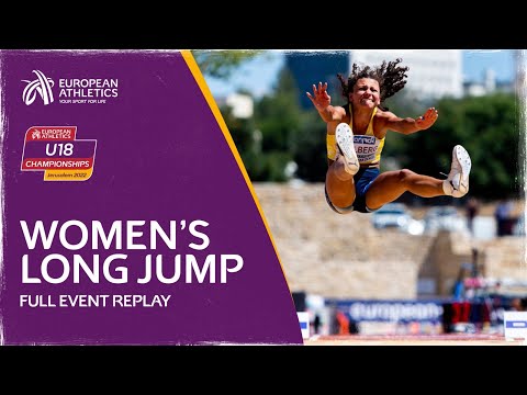 Women's Long Jump Final | Race Replay | European Athletics U18 Championships