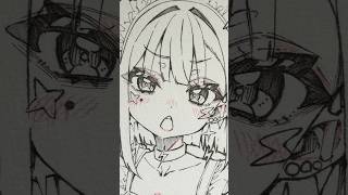 ⚡️毎日アナログ原画制作チャレンジ中！✍🏻 #アナログイラスト #drawing #animeart  #shorts