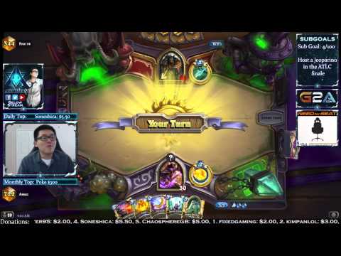 Amaz (Mage) vs Fro116 (Hunter) - Hearthstone 17th Season August 2015