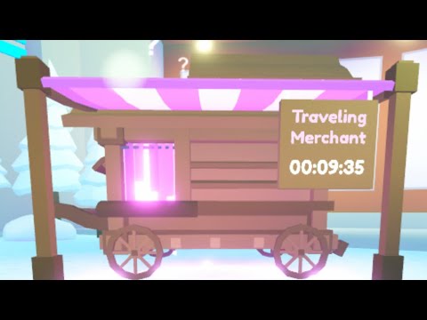 When the travelling merchant arrives..