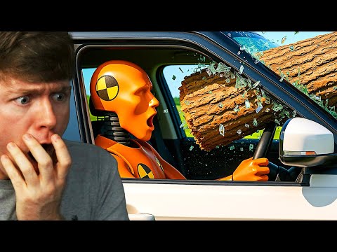 Reacting to CRAZY REALISTIC CRASHES in BeamNG Drive! (Instant Karma)