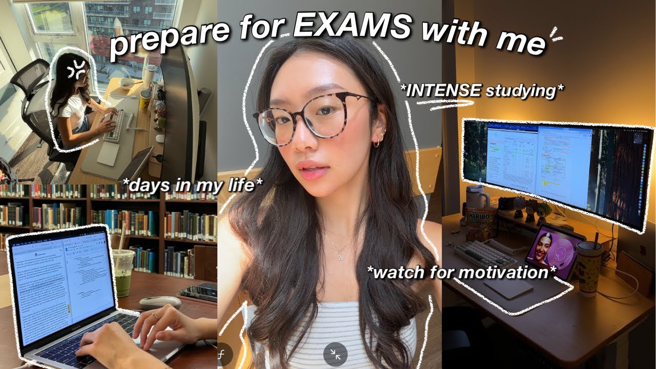 study vlog 📓 VERY productive days in my life preparing for EXAMS, sunday reset & living alone