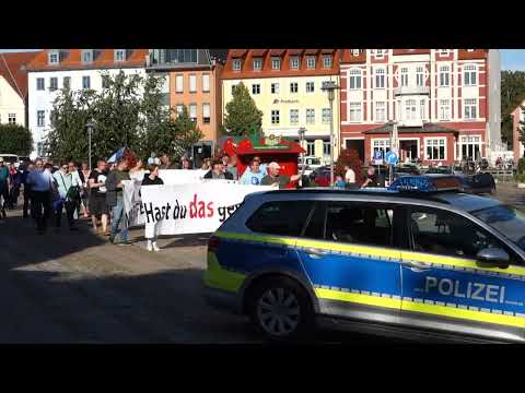 Spaziergang in Bergen auf Rügen, hier 11.07.2022