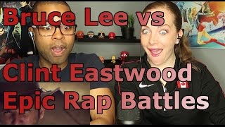 Bruce Lee vs Clint Eastwood. Epic Rap Battles of History Season 2. (Reaction 🔥)