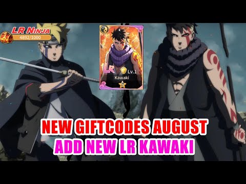 Nindo Fire Will New Giftcodes August - Add New LR Kawaki Naruto RPG Game Android