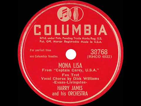 1950 Harry James - Mona Lisa (Dick Williams, vocal)