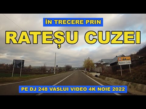 Loc RATESU CUZEI judetul Vaslui video 4K noie 2022