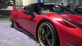 SEMA SHOW 2015(LAS VEGAS) TOYO TIRES : Limited Edition Misha Designs Ferrari 458 Italia wide body