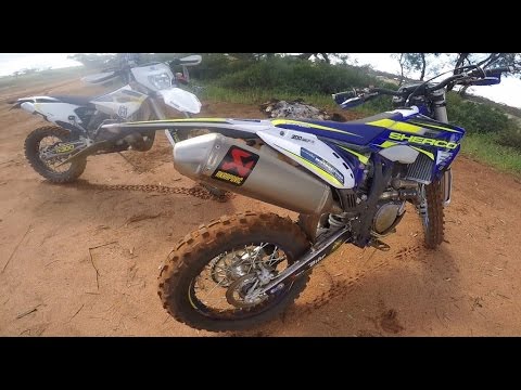 Sherco 300SEF-R 4 stroke VS Husqvarna TE300 2 stroke