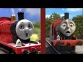 James Shed CRASH Fastest Red Engine Remake Comparison Thomas Friends HO OO