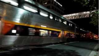 preview picture of video 'Amtrak Train 23 Northbound Jack London Square Oakland California'