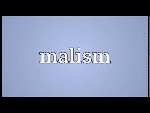 Malism Meaning | Wordogram