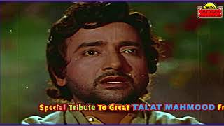 TALAT MEHMOOD~Film~JAHAN ARA~{1964 - YouTube