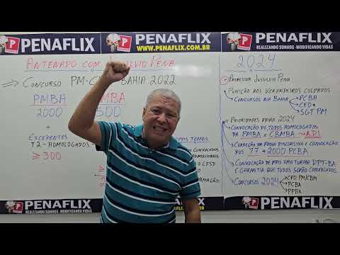 Antenado com Jussilvio Pena -Programa 1 - Concursos SOLDADO PMBA/CBMBA 2022 - CONVOCAÇÕES
