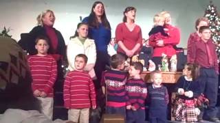 preview picture of video 'Away in a Manger - Uxbridge Nazarene Kids 2009'