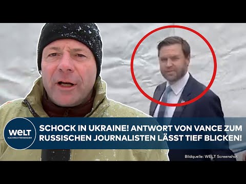 PUTINS KRIEG: "Alarmglocken angegangen" J.D. Vance antwortet auf Frage von Journalisten aus Russland