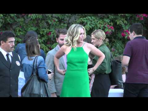 Jessica St Clair arriving to private party at Spagos Restaurant in Beverly Hils