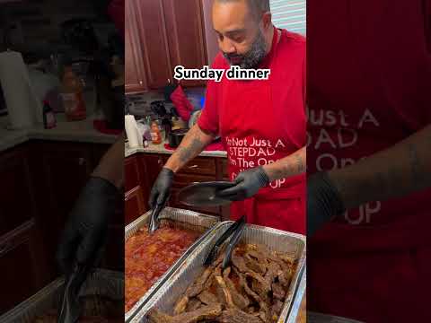 Sunday dinner with family