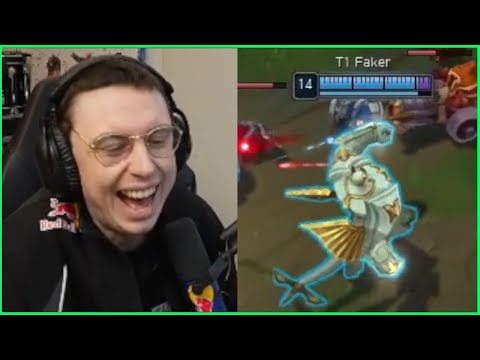 Caedrel Does Great Impression Of Faker's Galio