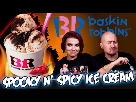 Spooky N' Spicy Ghost Pepper Ice Cream ~Baskin Robbins~
