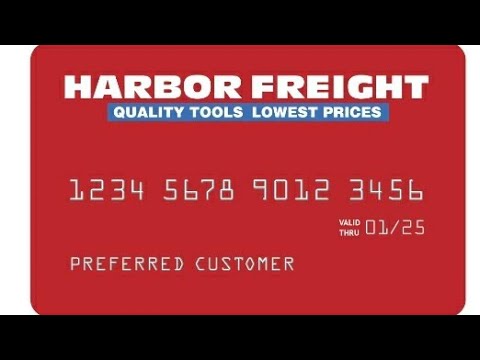 Harbor Freight Credit Card Has Arrived