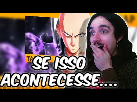 (IA DAR MERD@) REAGINDO ao SOU APENAS UM VILÃO POR DIVERSÃO - Saitama Rap (Versão Sombria) | Takeru