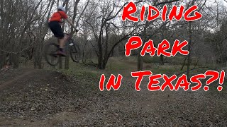 Bike Park in Texas?! Riding the Seguin Mountain Bike Skills Park!