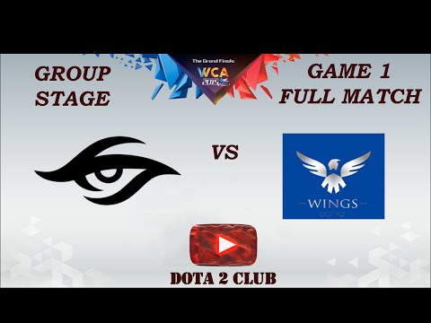 Secret vs Wings | World Cyber Arena (WCA) 2015 Group stage | Game 1 Full Match