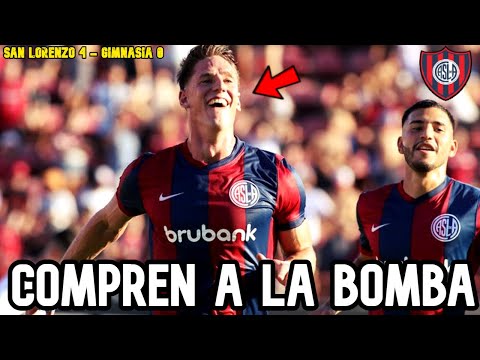 CUARTETO VS GIMNASIA: INSÚA ES LO MÁS GRANDE DEL FÚTBOL NACIONAL Análisis San Lorenzo 4 - Gimnasia 0