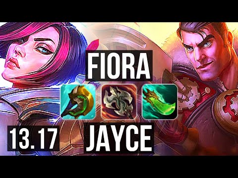 FIORA vs JAYCE (TOP) | 5/0/4, 1.2M mastery, 300+ games | EUW Master | 13.17