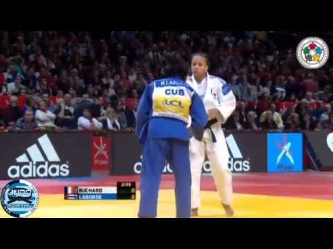 Judo Grand Slam Paris 2014 Bronze -48kg BUCHARD Amandine (FRA) - LABORDE Maria Celia (CUB)