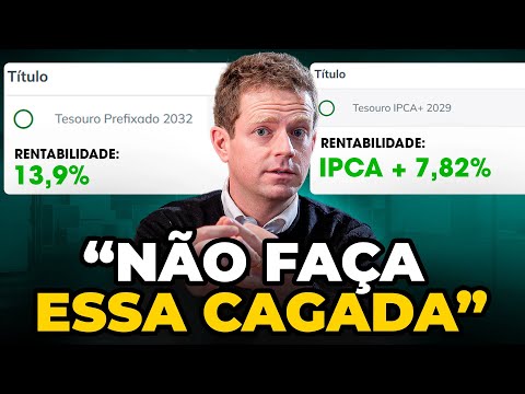 TESOURO IPCA+ 7,8% ou PREFIXADO de 13,9%: QUAL RENDE MAIS?