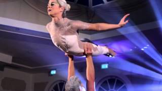 Breathtaking adagio acro duet performed by Cirque du Soleil artists