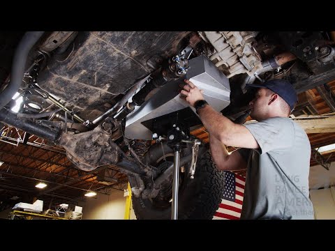Installing Long Range America fuel tank before 6,000 mile adventure | 2008 Jeep Wrangler