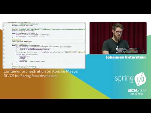 Image thumbnail for talk Container orchestration on Apache Mesos - DC/OS for Spring Boot devs