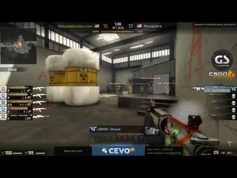 shroud.exe 1v5 ACE Clutch | Cevo-P S4 Playoffs