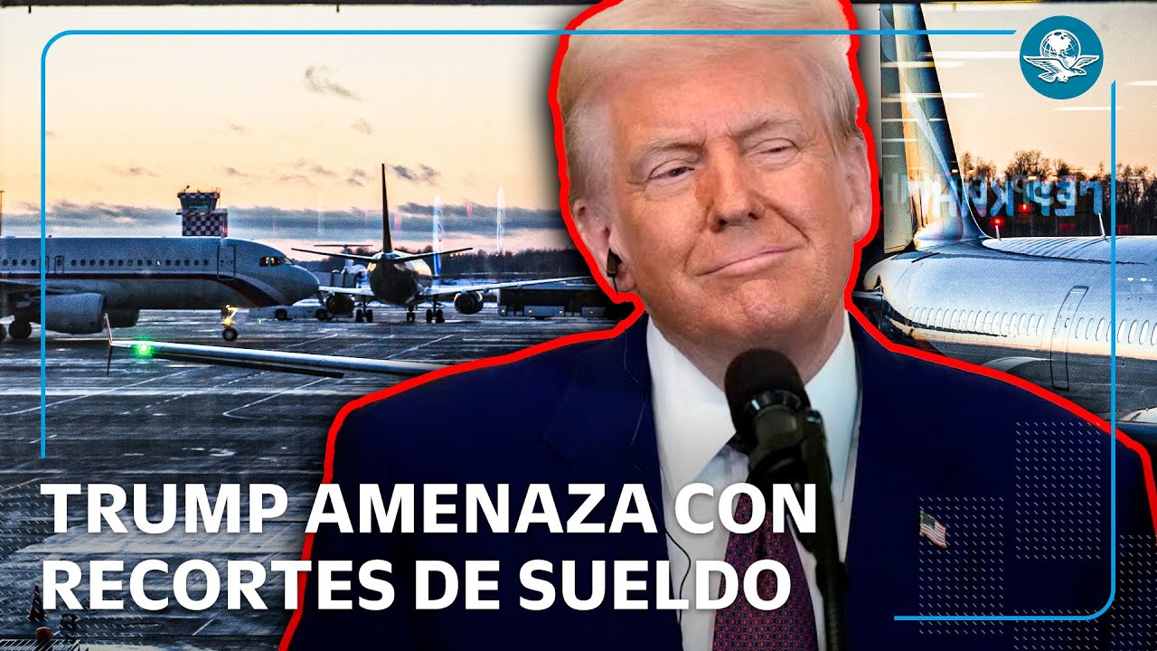 Trump amenaza con recortar sueldos a controladores aéreos en pleno cierre de Gobierno