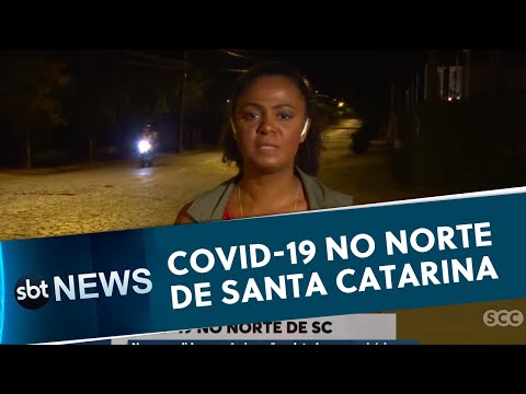 Covid-19 no norte de Santa Catarina | SBT News (27/03/20)