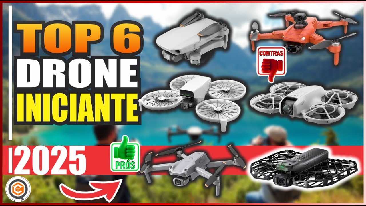 6 MELHORES DRONES PARA HOBBYSTAS E INICIANTES EM 2025: CUSTO-BENEFÍCIO A TOP DE LINHA