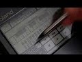 Roland PMA5 Portable Sequencer MIDI File Composer With Touchscreen Demo