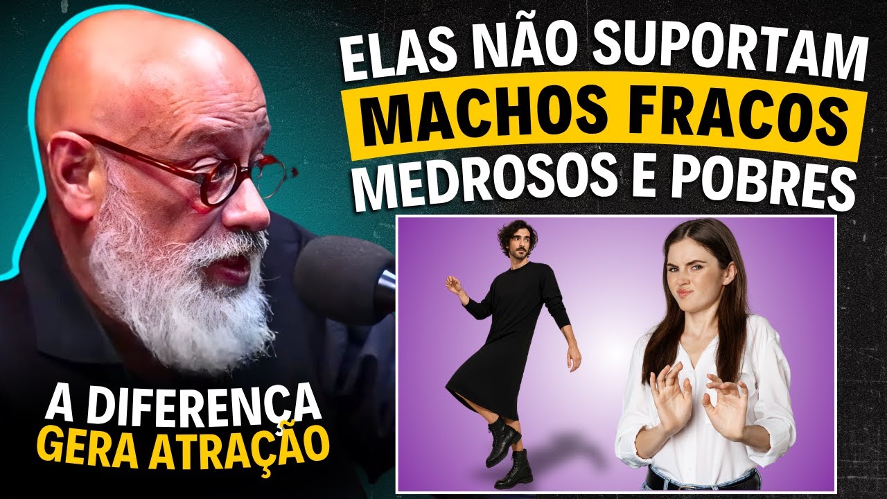 DIFFERENCES between Men and Women that no one has the COURAGE to talk about | Luiz Felipe Pondé