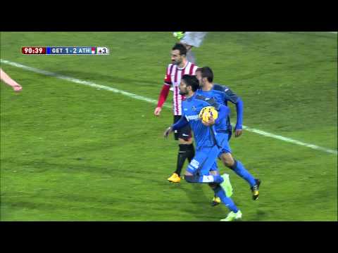 Gol de Lafita (1-2) en el Getafe CF - Athletic Club - HD