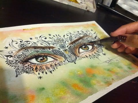 Eyes painting by Itsrijart