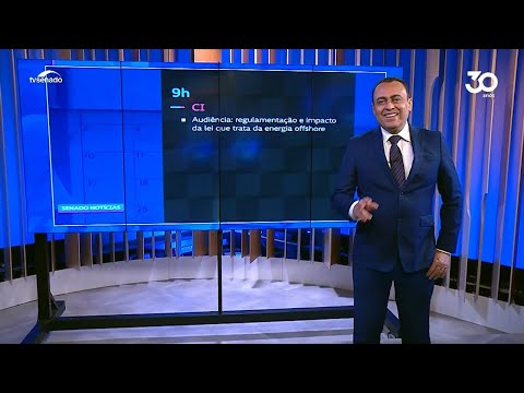 Agenda | Regulação da energia offshore, consumo de ultraprocessados e oitiva na CPI do Crime