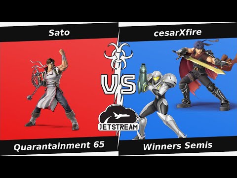 Quarantainment 65 Winners Semis - Sato (Richter) Vs cesarXfire (Ike, Samus) - SSBU