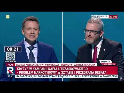 Braun wyśmiał Trzaskowskiego: czemu w Warszawie pan wyklucza Polaków? | Debata Prezydencka