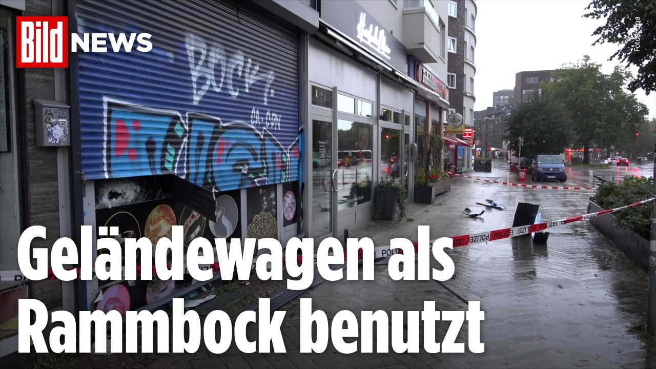 Juwelier-Raub in Hamburg: Drei Täter entkommen trotz Großfahndung